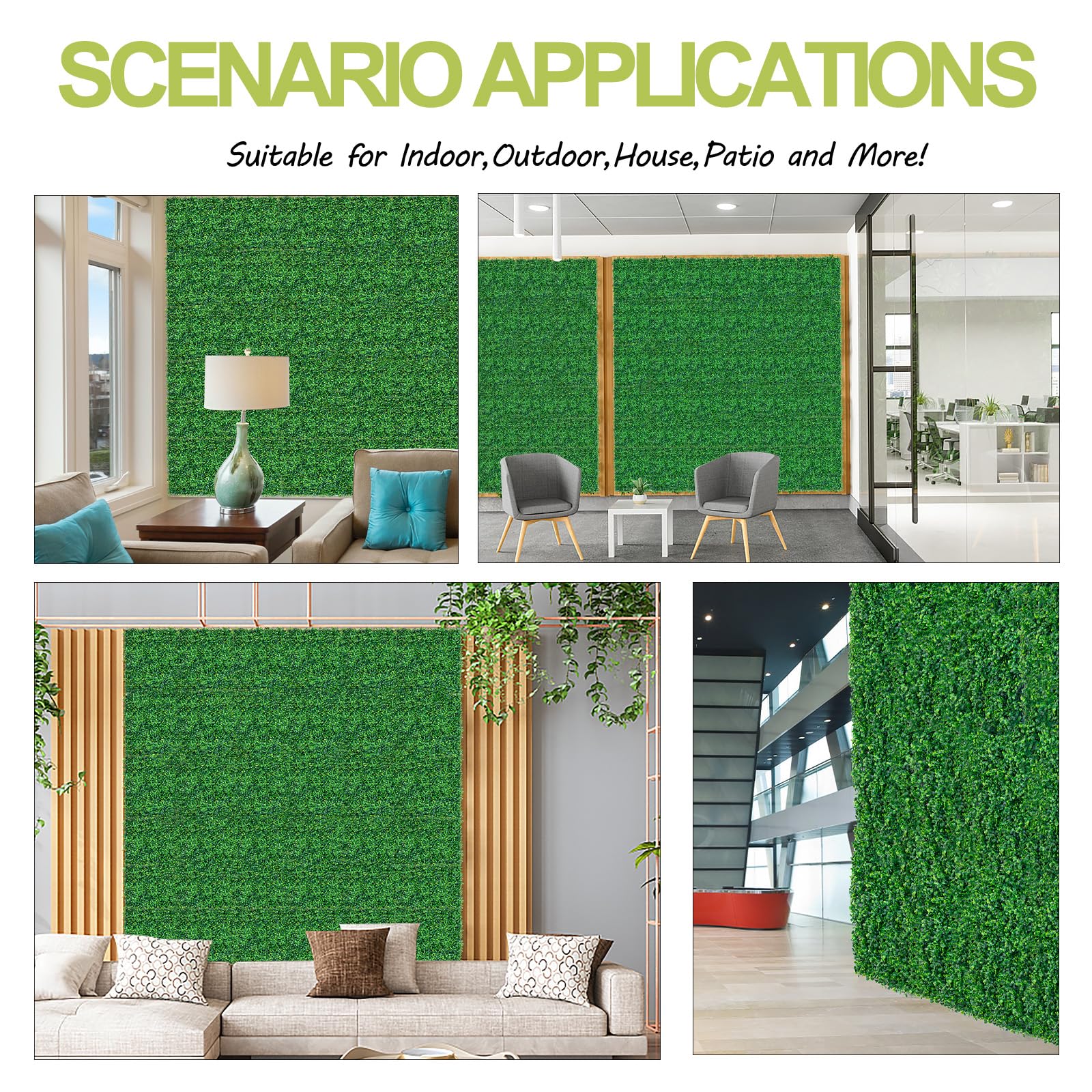 AOKIIE safe PE material highlights pet-friendly greenery options