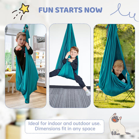 Aokitec Snuggle Swing is durable and safe for active kids.