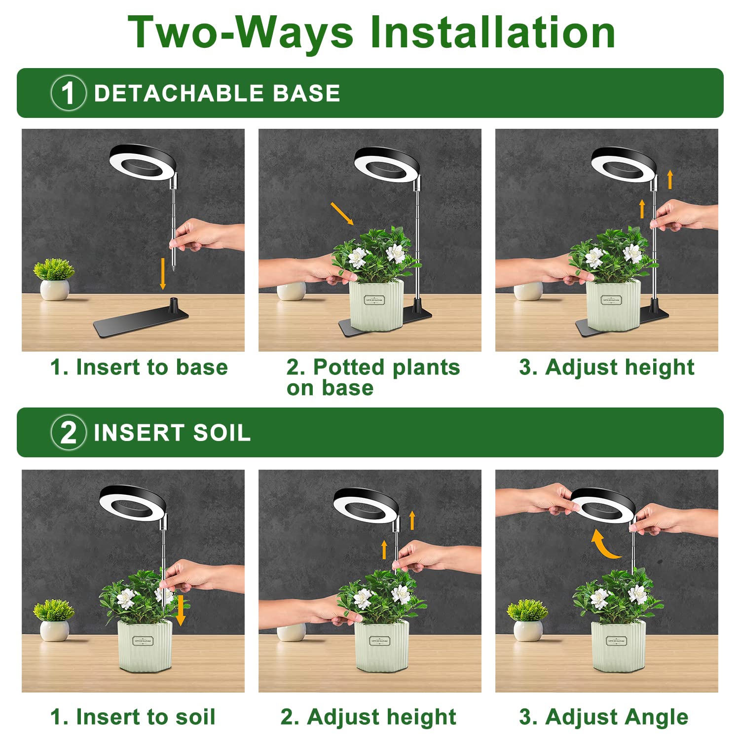 Aokrean base stand offers stable setup for tall or heavy pots