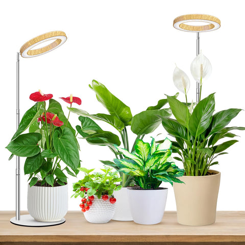 Aokrean plant grow light base provides stable desk support for indoor gardening.