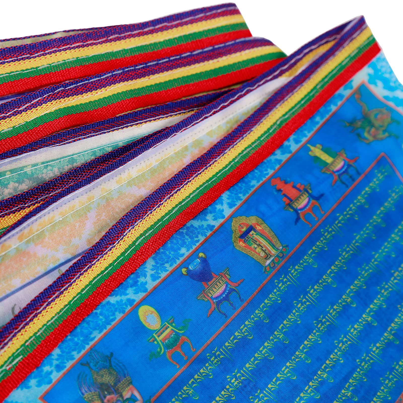 Aolamegs prayer flags for meditation room decoration and focus.