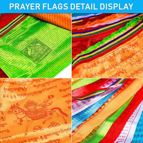 Aolamegs flags in wind motion create gentle movement for meditation spaces