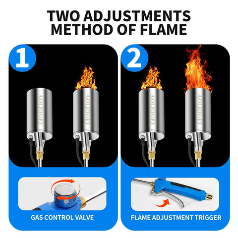 AOLEIGEI 10ft hose extends reach for safe, comfortable operation.