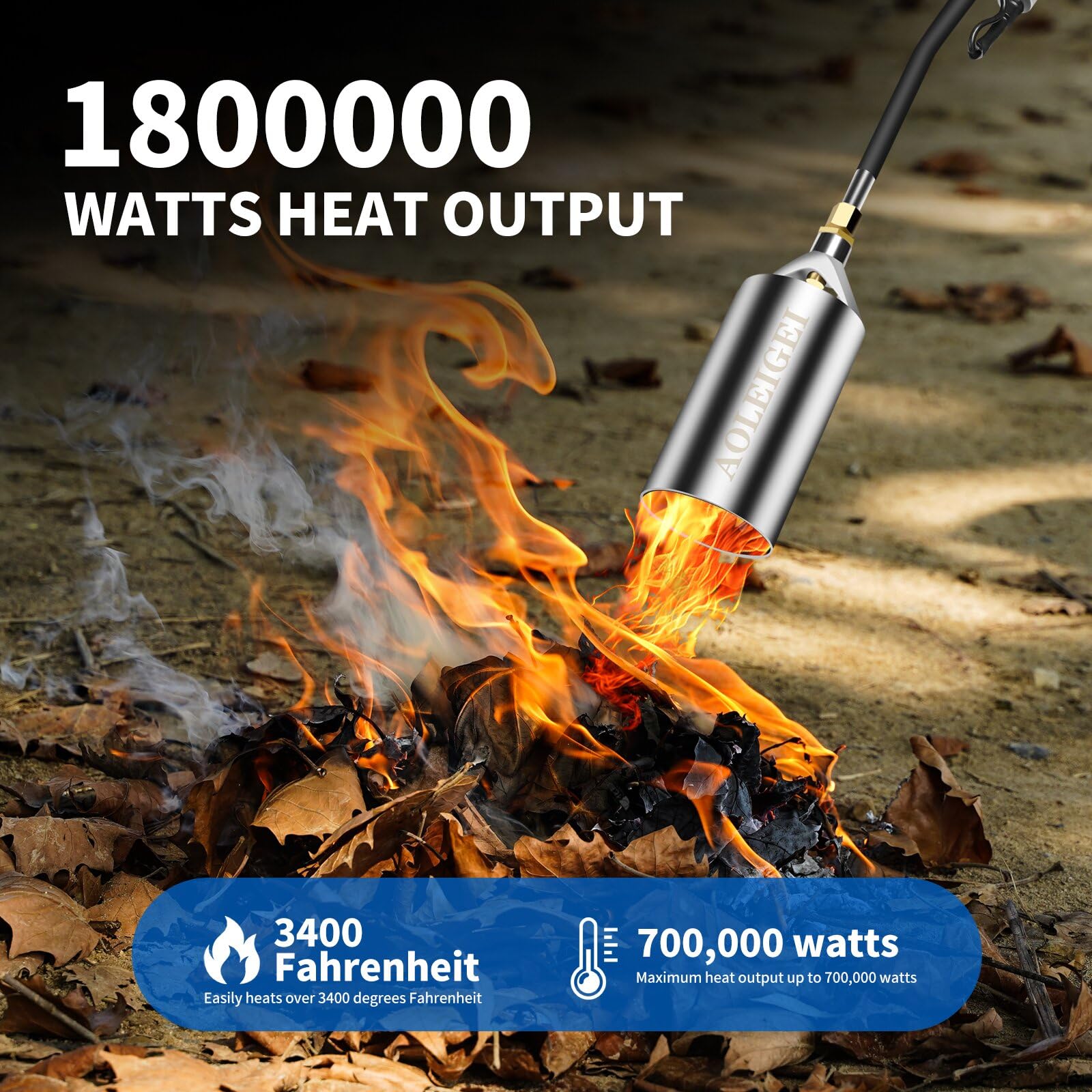 AOLEIGEI brass fittings and nozzle provide durable performance in harsh conditions.