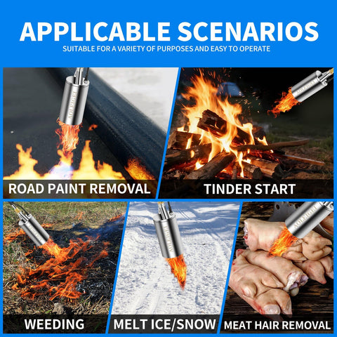 AOLEIGEI ice melting and snow removal use scenarios with this propane torch.