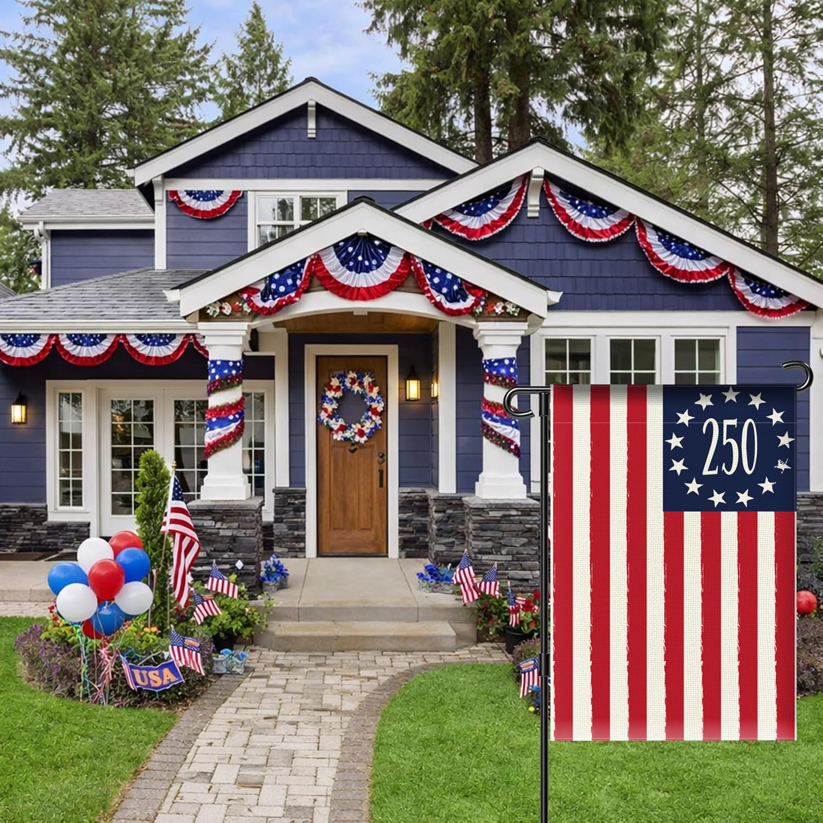Aolime flag detail, print closeup, high-definition design and durable printing for outdoor use