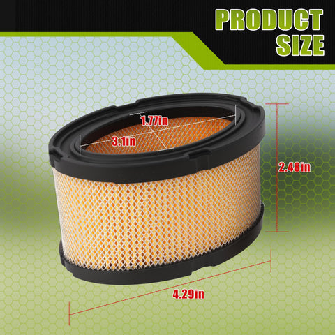 AOLKKSI 33268 air filter for Tecumseh HM80 protects engine from dust.
