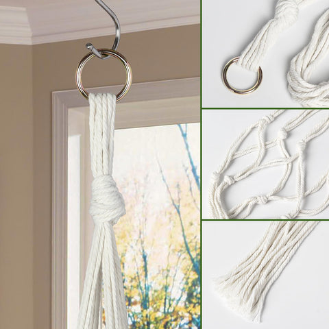 AOMGD hanging planters create a lush focal point on walls or ceilings
