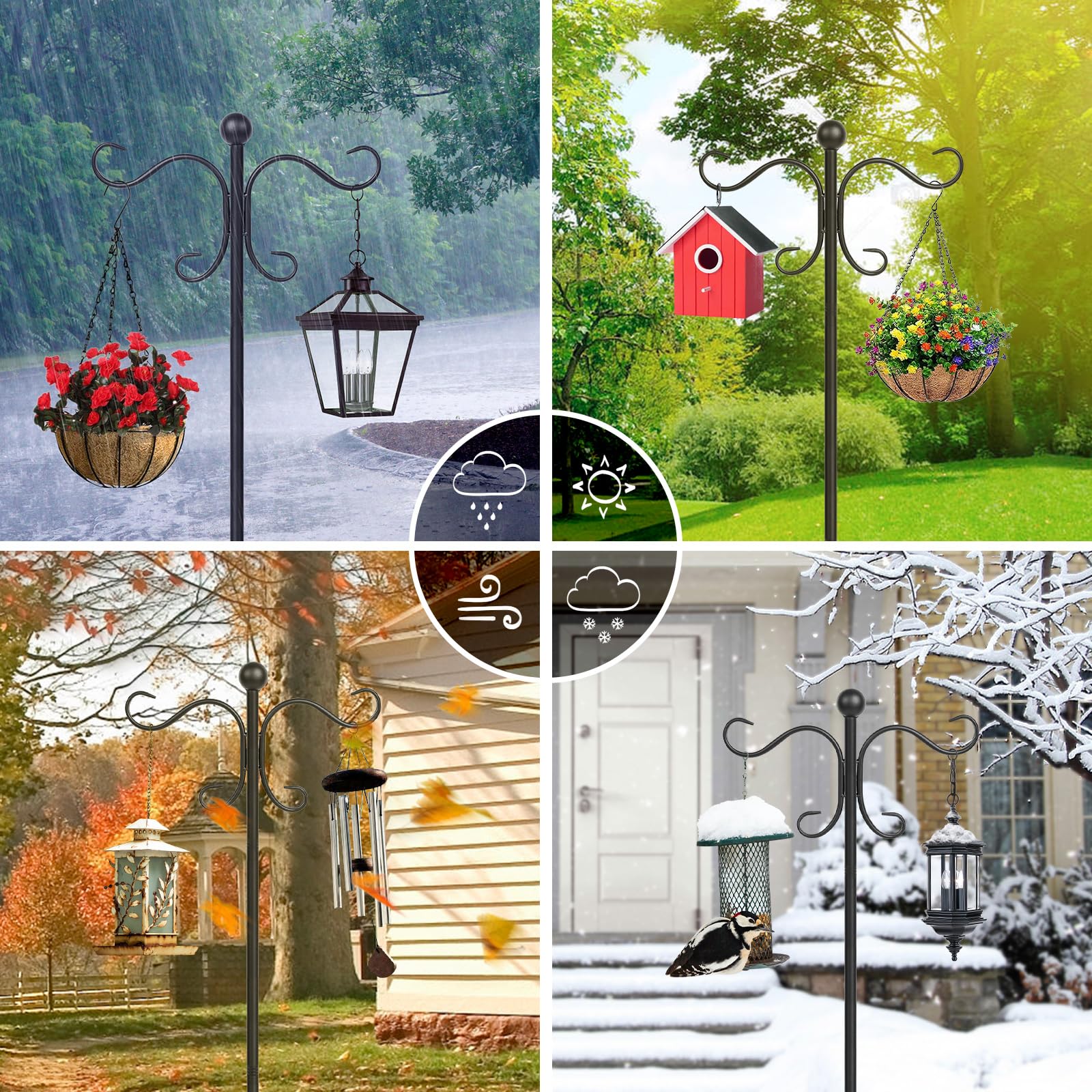 AOMGD mobile-friendly design allows easy relocation and reconfiguration of your garden layout.