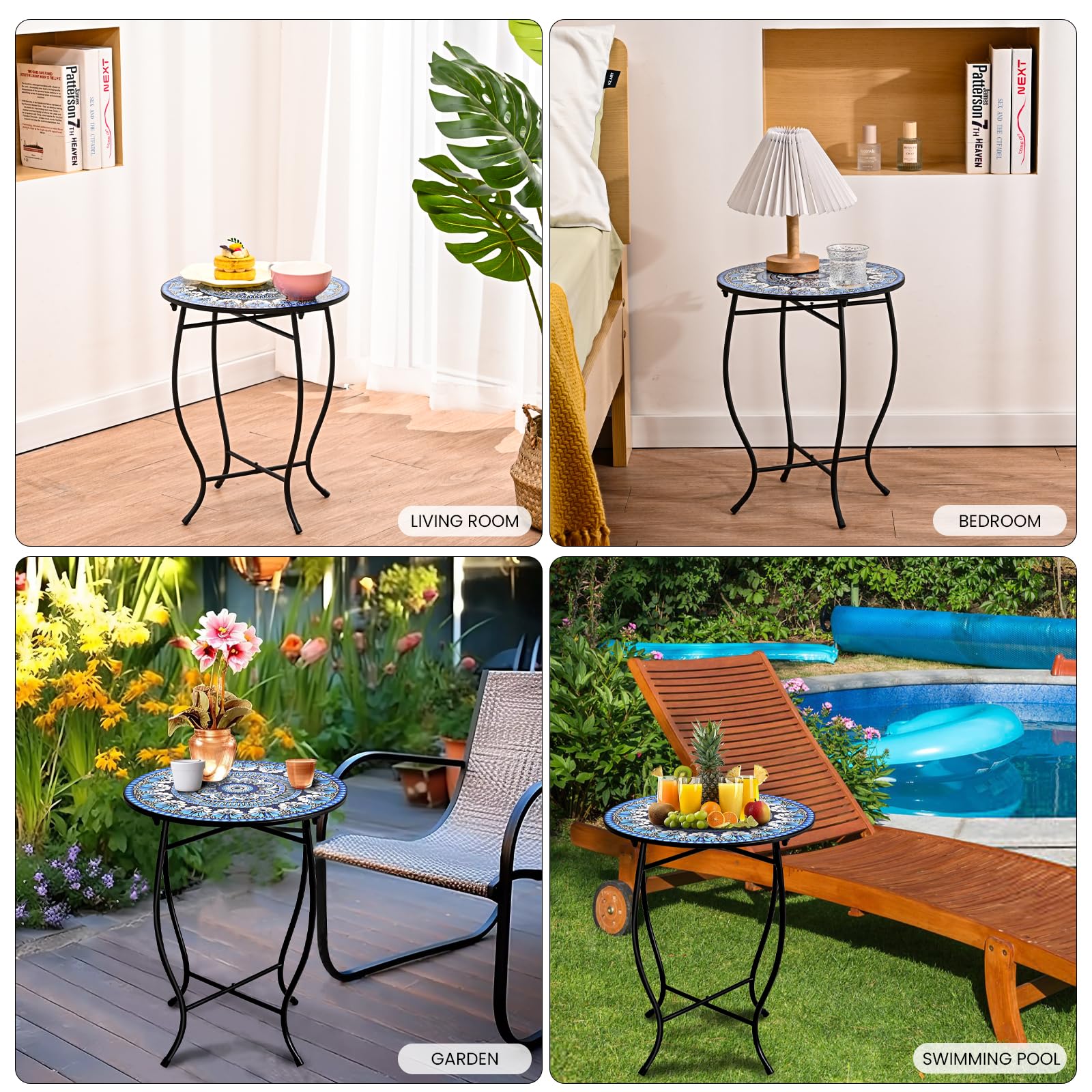 Aonagi compact 14-inch design fits tight spaces like balconies and patios.