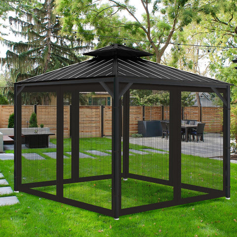 Aonear gazebo replacement netting simplifies DIY refresh for summers.