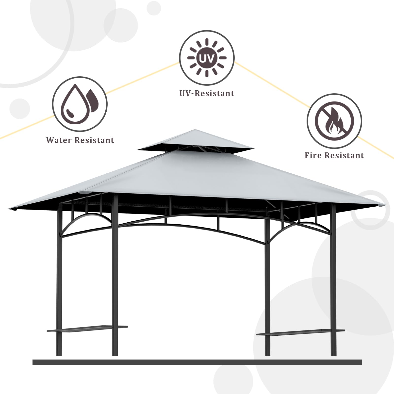 Aonear canopy top designed for L-GG001PST-F ensures precise fit.