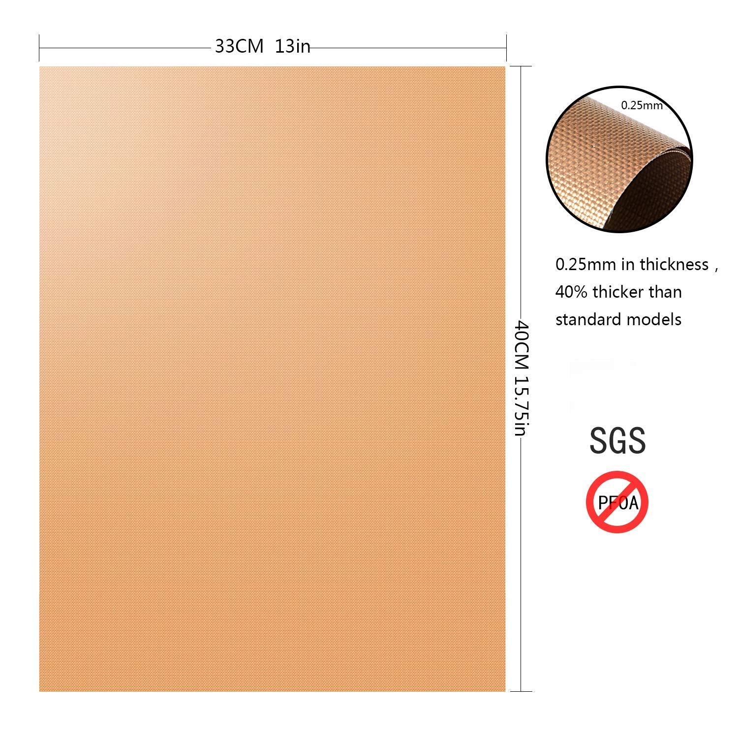 Aoocan copper grill mat high heat tolerance for intense grilling.