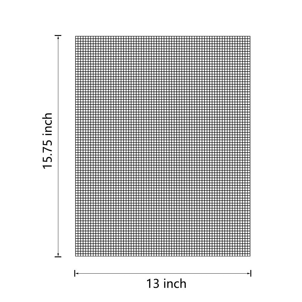 Aoocan grill mesh mat high-temperature resistance maintains shape during intense grilling.