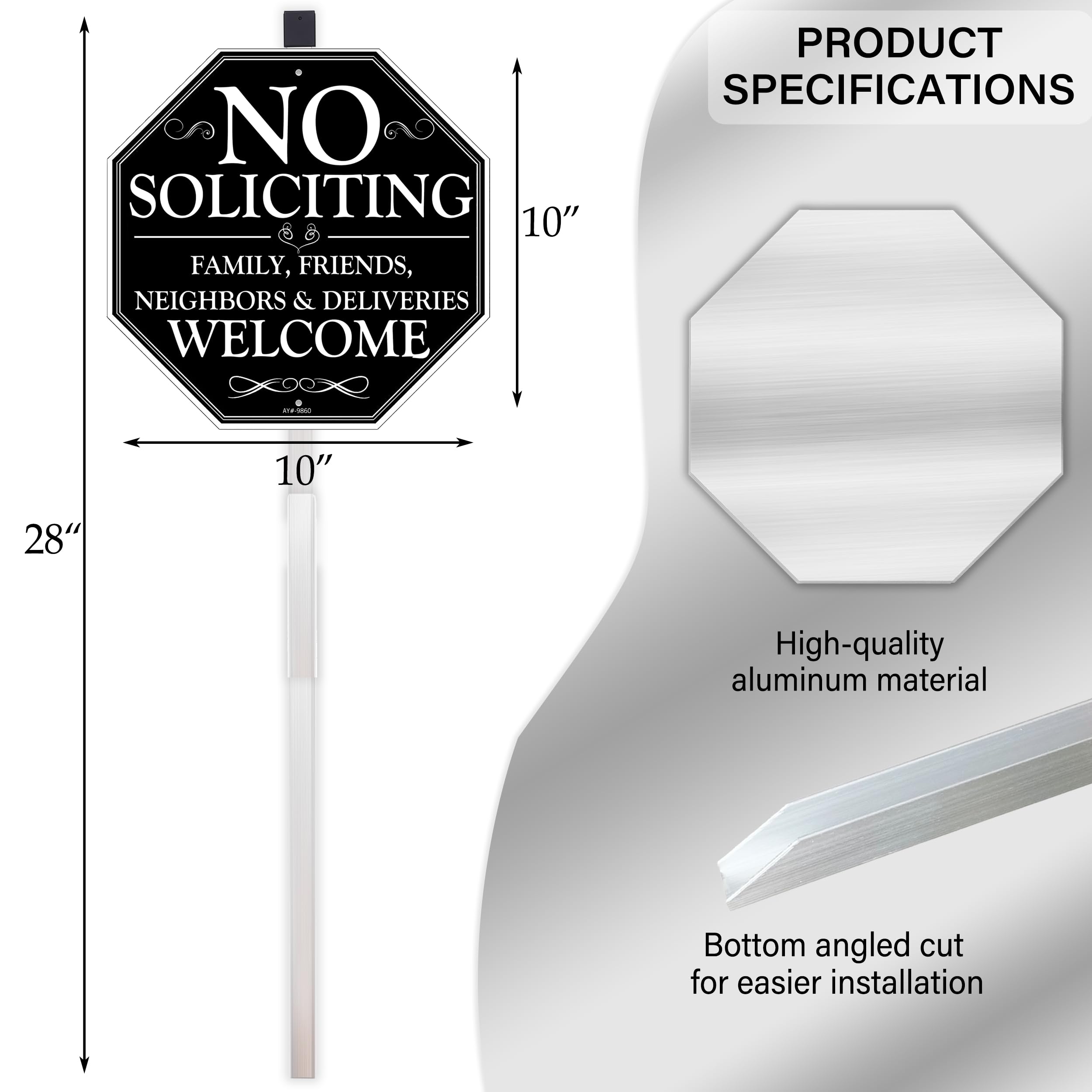 AOOCY aluminum construction detail highlights weather resistance