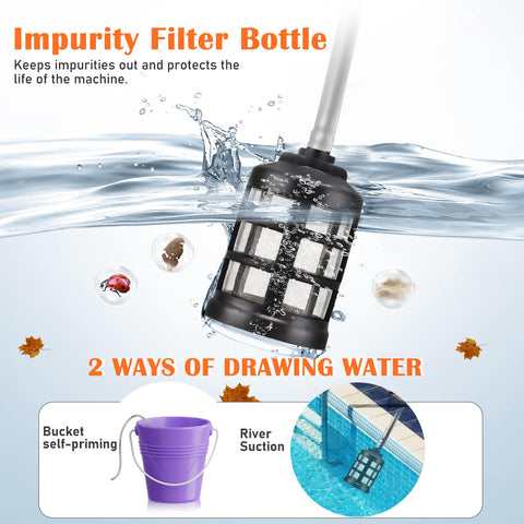 AOODIL 6-in-1 nozzle shows multiple spray modes for versatile cleaning