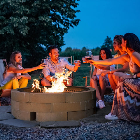 Aoodor fire ring inner 30-inch highlighting roomy burn area