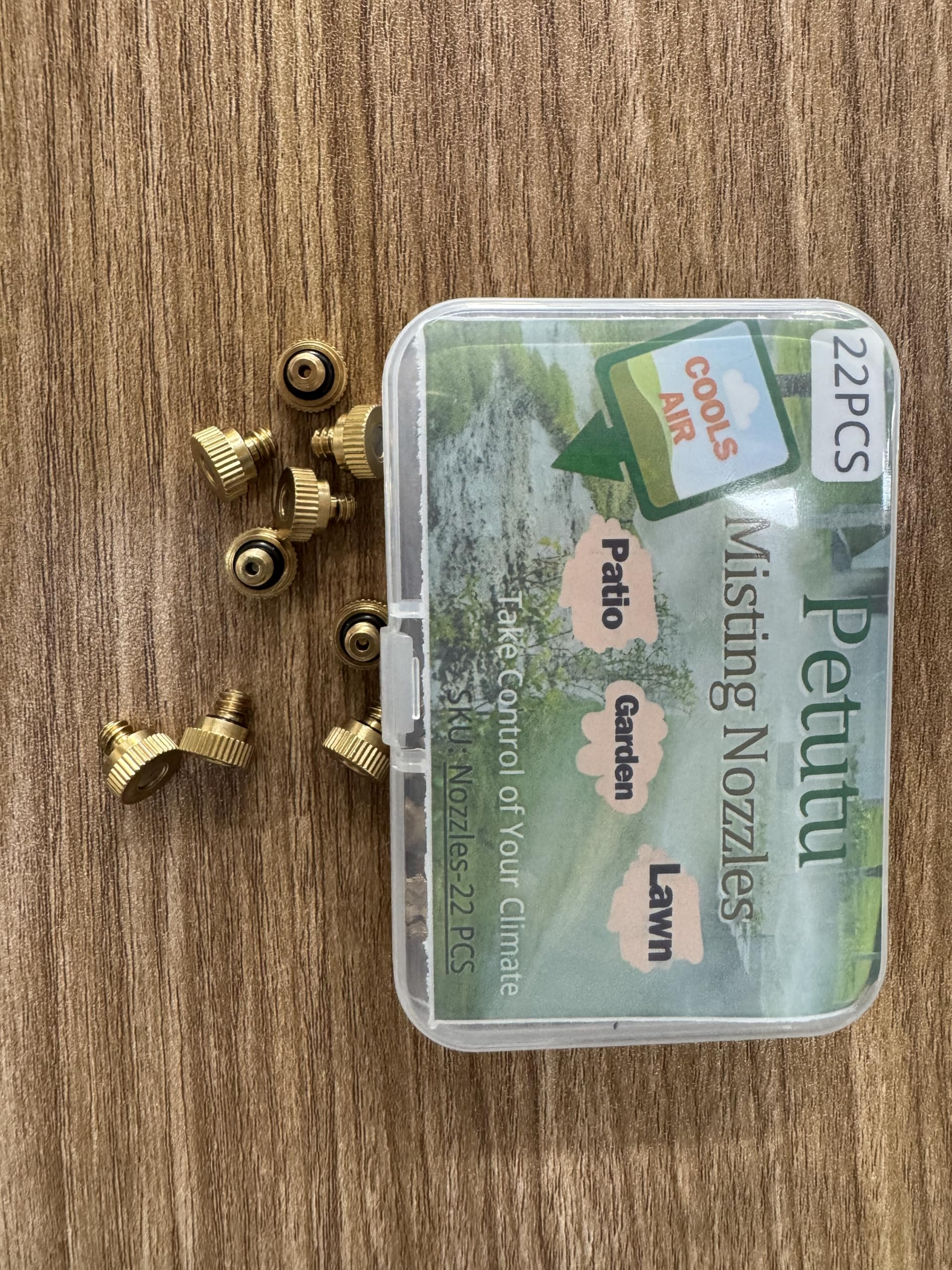 Aootech durable brass construction resists rust when used with cold water