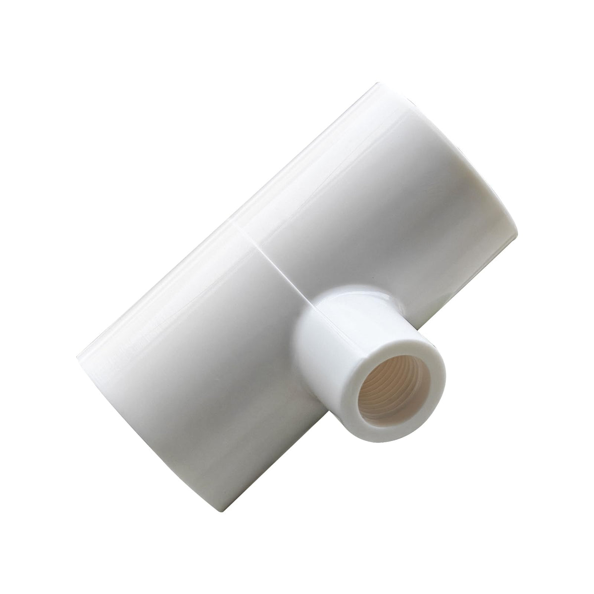 Aopchry ABS tee fittings in white for reliable poultry waterers.