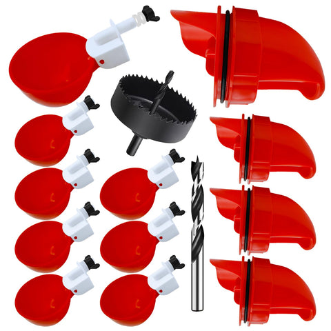Aopchry automatic feeder set close-up shows durable construction for steady feeding.
