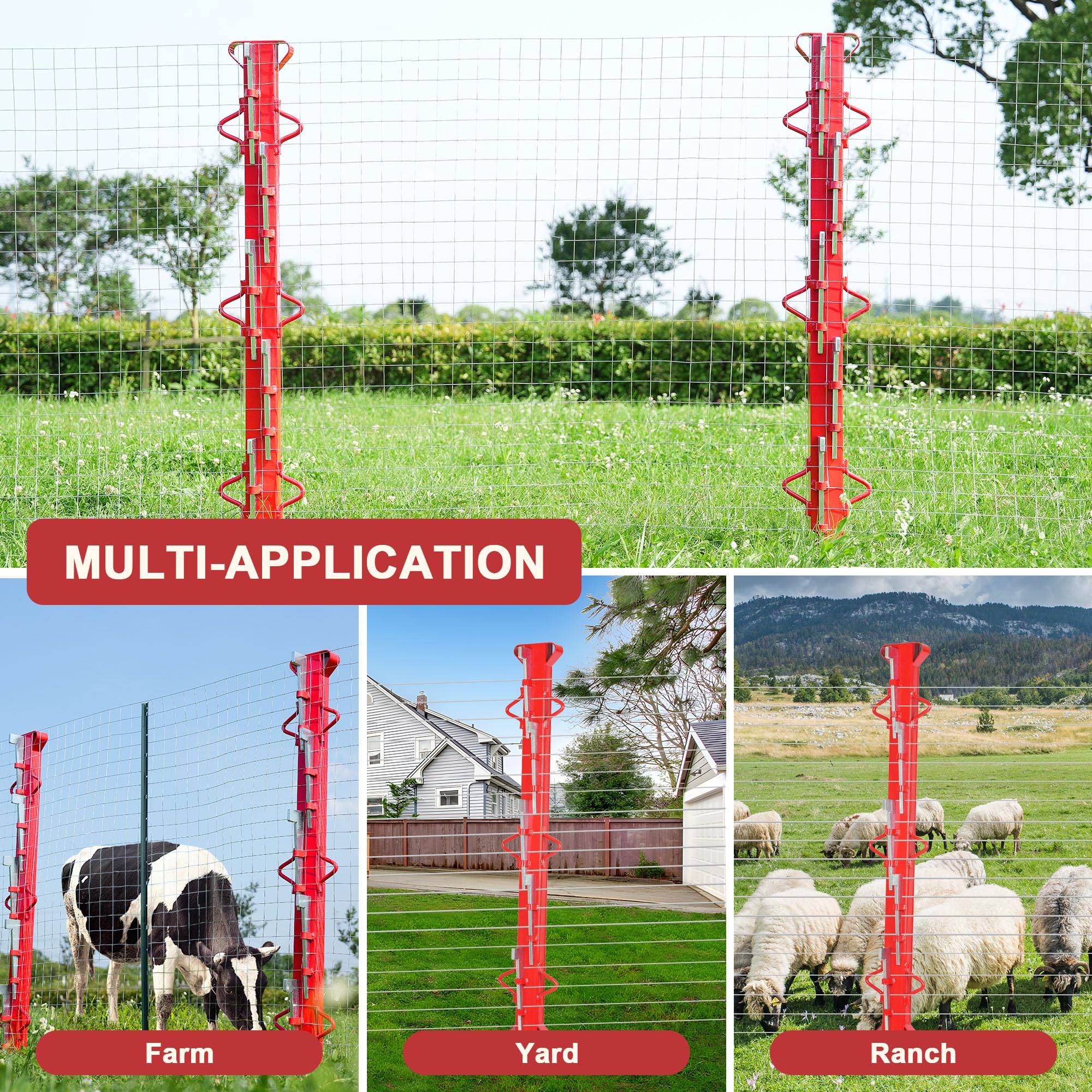 AOPEC heavy-duty carbon steel fence stretcher designed for tough jobs.