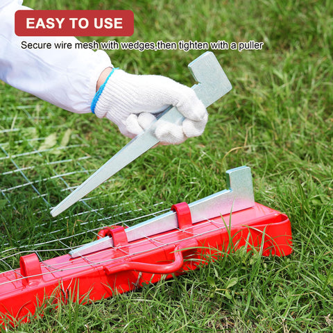 AOPEC red coating adds visibility and corrosion protection for outdoor use.