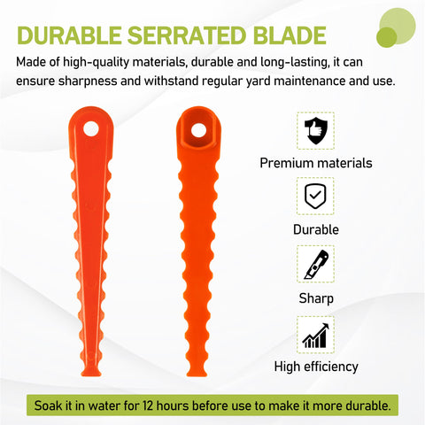 AOQIVIS blades endure regular yard work with sharp edge