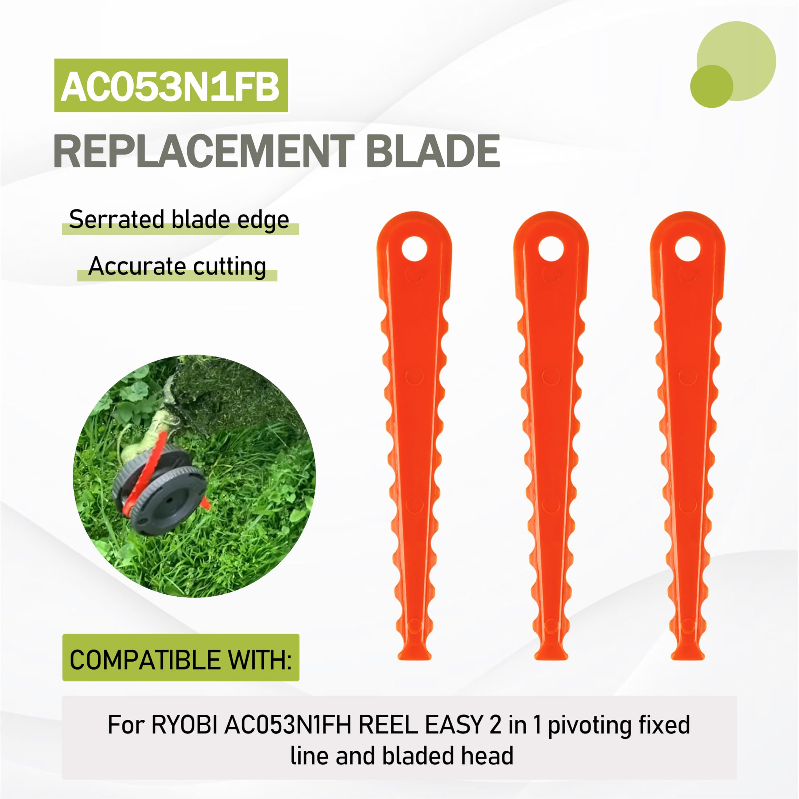 AOQIVIS replacement blades during installation demonstrate easy swap
