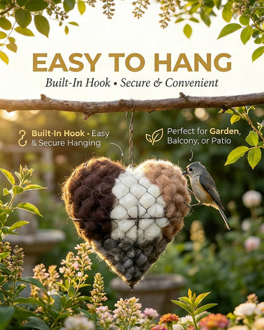 AOREK Nesting Heart size 6.69x6.69x3.54 inches offering ample space.