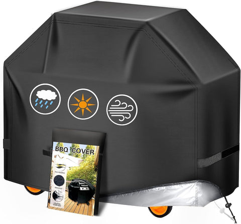 Aoretic 52-inch grill cover fits Weber grills to shield against weather.