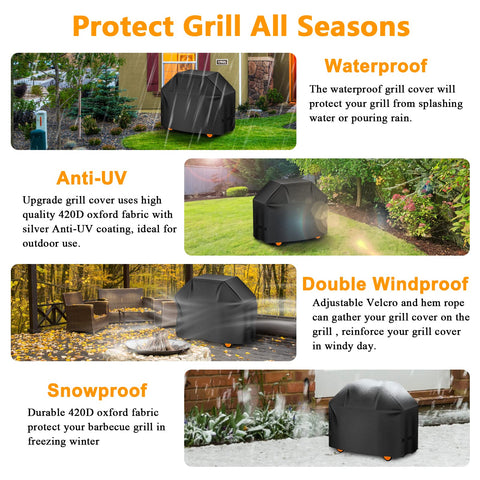 Aoretic grill cover easy-care maintenance after seasons.