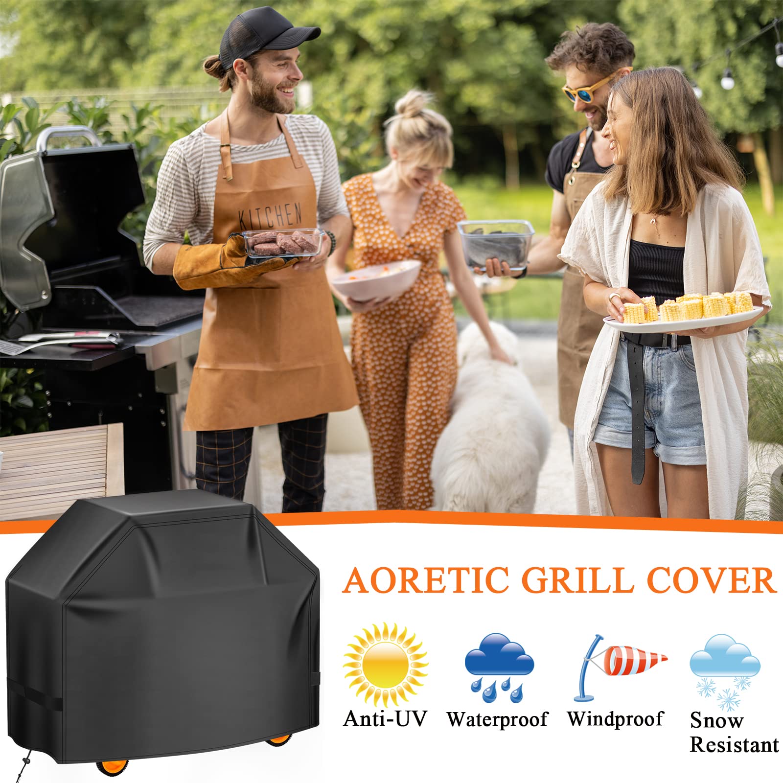 Aoretic cover stored neatly in a shed for off-season protection.