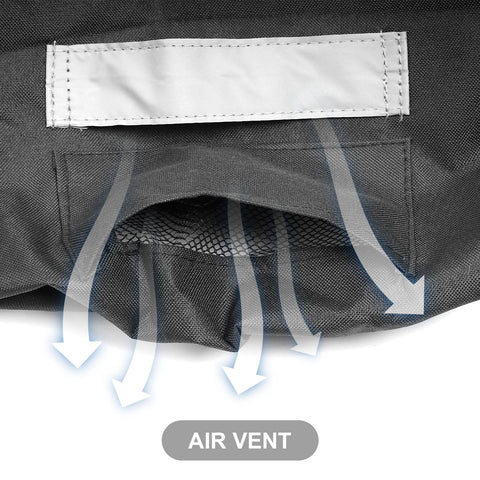 AOREWTGGH adjustable Velcro strap keeps the grill cover secure in wind