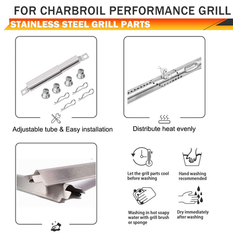 AOREWTGGH infrared compatibility accessory visual for CharBroil 4-burner models.