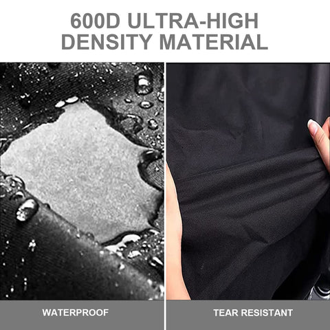 AOREWTGGH reflective strip enhances visibility of the grill cover at night