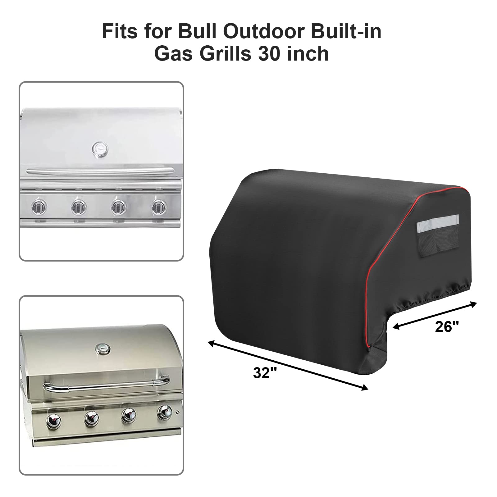 AOREWTGGH vented mesh grill cover promotes faster cooling after grilling