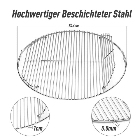 AOREWTGGH Weber 22-inch Smokey Mountain compatible grate improves cooking space