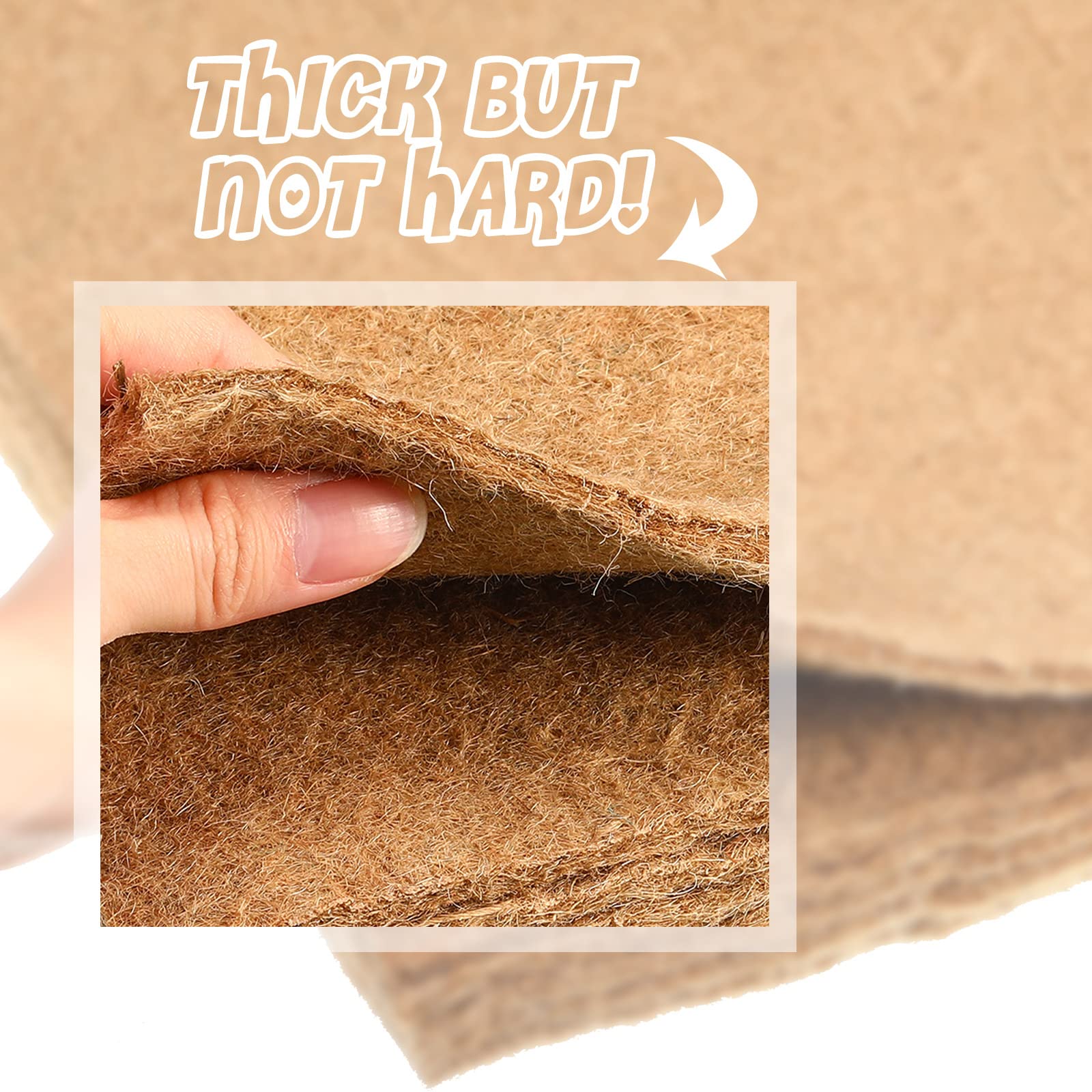 Aoriher easy-clean poultry nesting pad highlights quick washing for reuse.