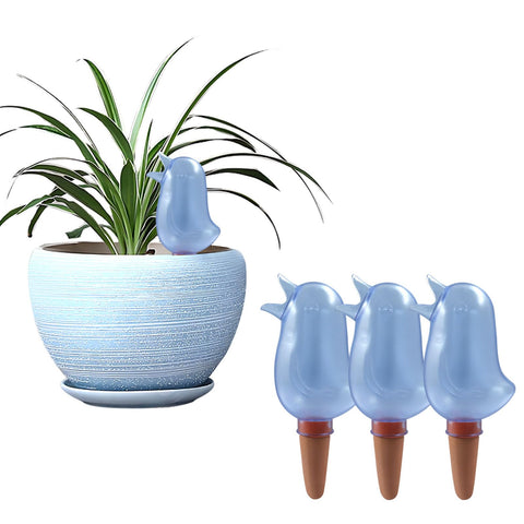Aoserge bird-shaped self-watering spike for consistent indoor plant hydration