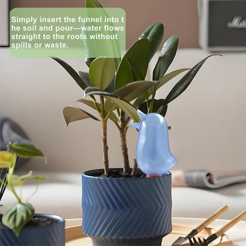 Aoserge four-pack self-watering spikes suit balconies and gardens