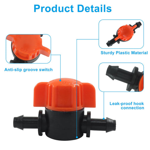 Aoserge professional-grade valve pack supports multiple watering zones.