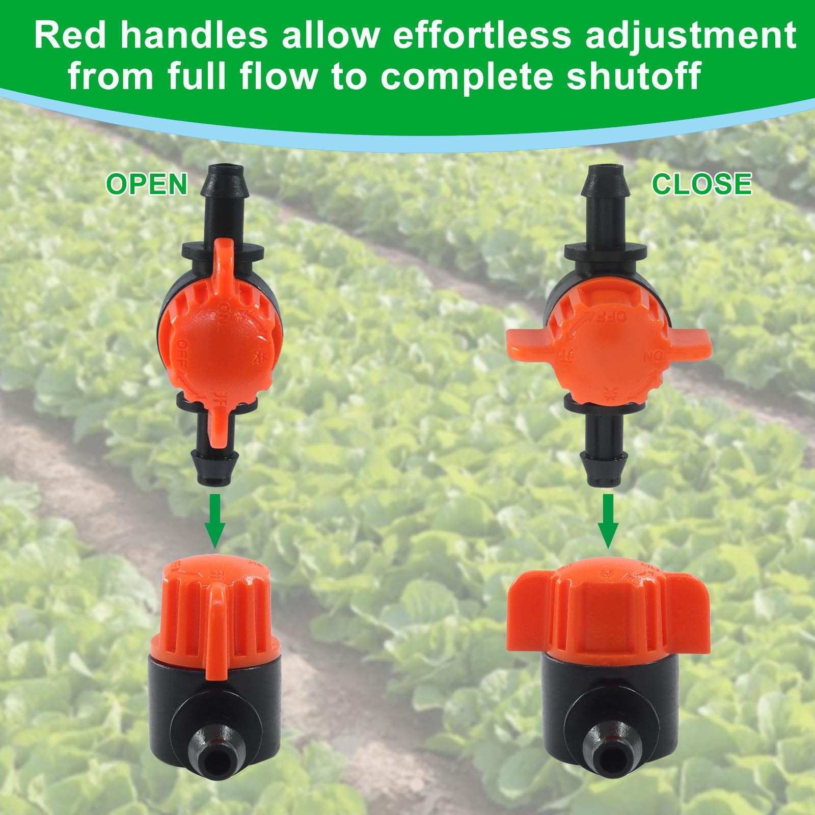 Aoserge UV-resistant outdoor valve withstands sun and weather for long-term use.