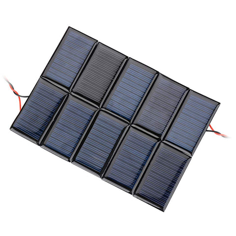 AOSHIKE panel powering a small DIY solar toy