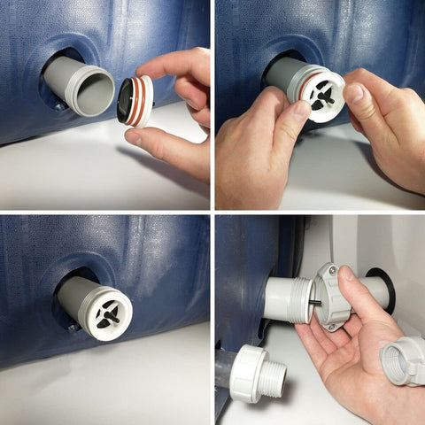 Aosnom air inlet seal connector A for quick, secure spa repairs.