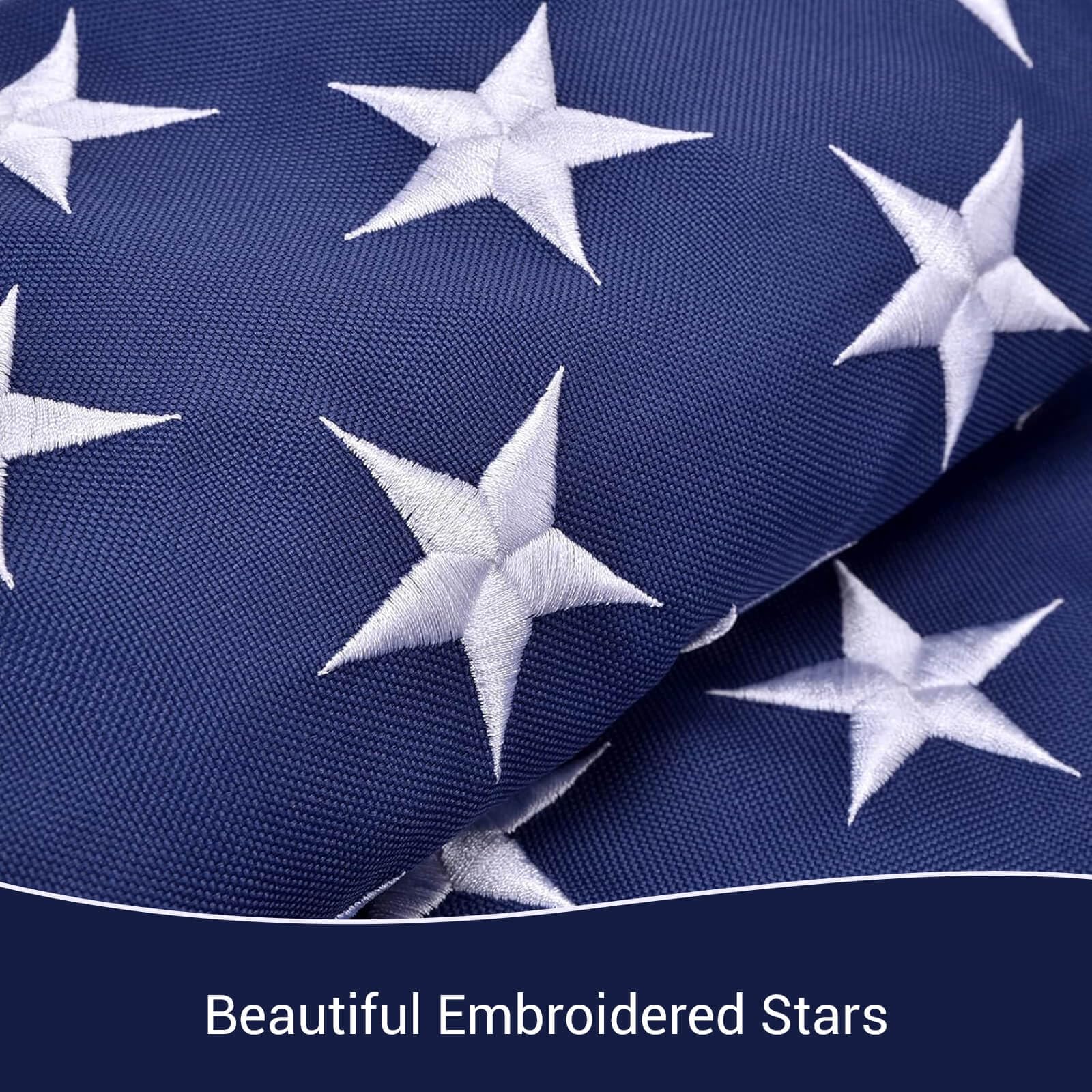 AOTAI flag made from 420D polyester for lasting color.