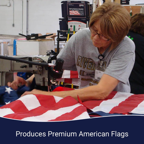 AOTAI embroidered stars flag ideal for Memorial Day.