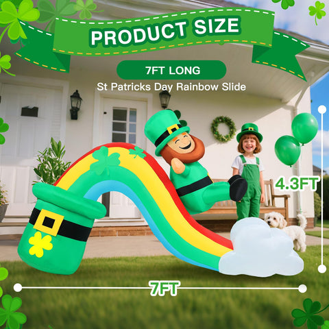 Aotiooy inflatable with LED glow emphasizes nighttime yard decoration and festive spirit.