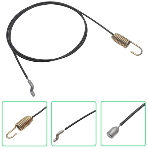 AOTWD auger drive cable ends with a Z bend and spring for secure linkage