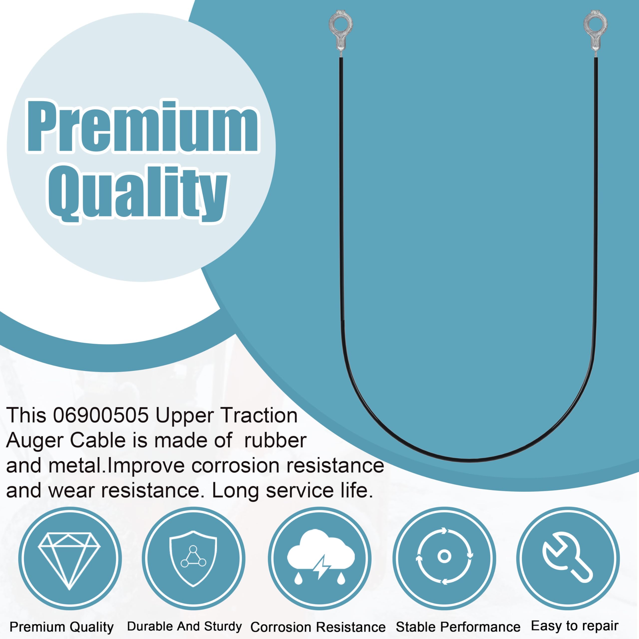AOTWD Traction Cable packaging and notes illustrating installation guidance.