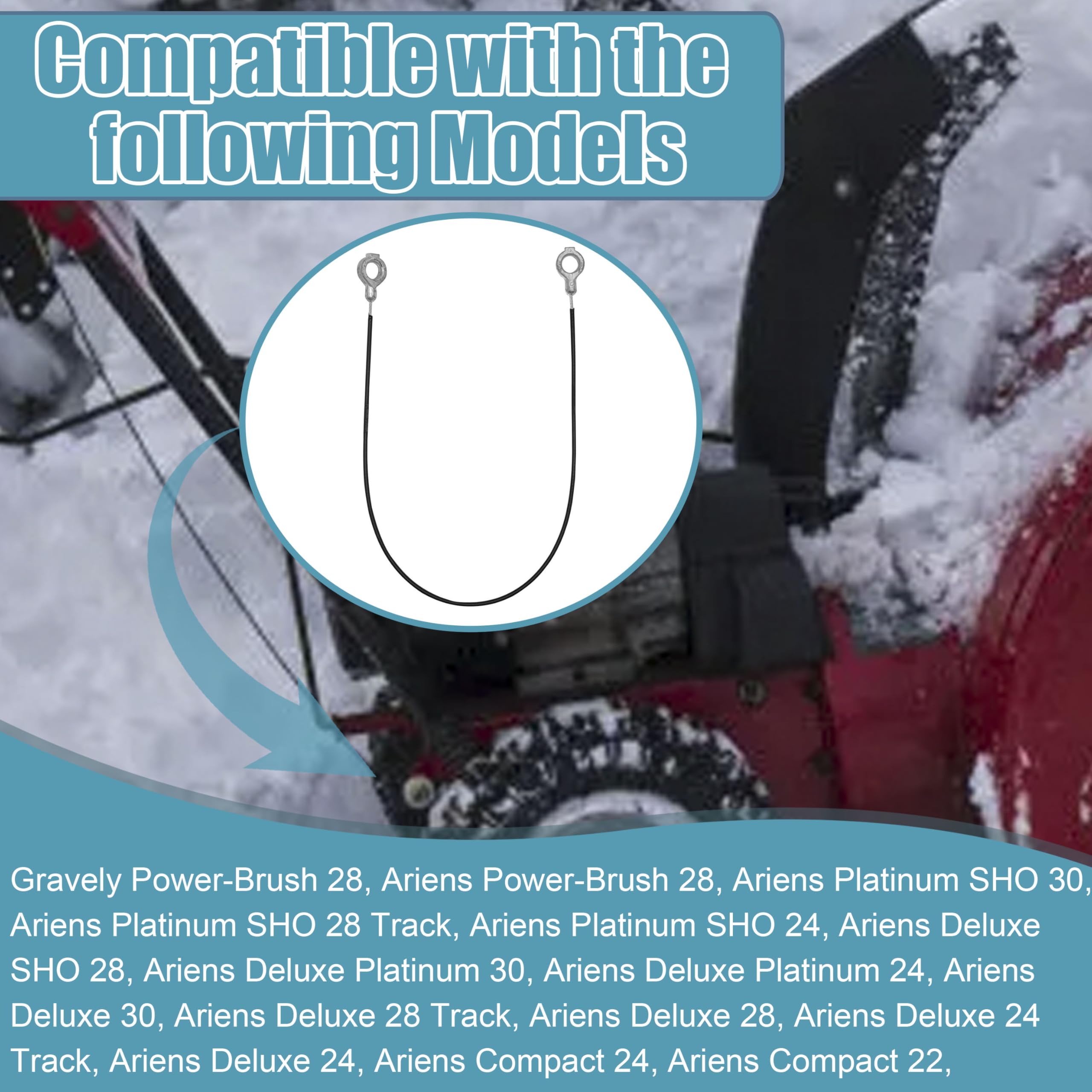 AOTWD Traction Cable part 06900505 close-up confirms correct replacement part.